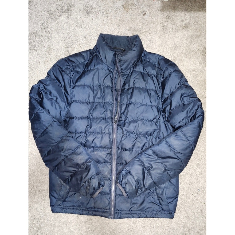 Champion‎ C9 Mens Navy Blue Puffer Jacket Full Zip Quilted Lightweight Size S